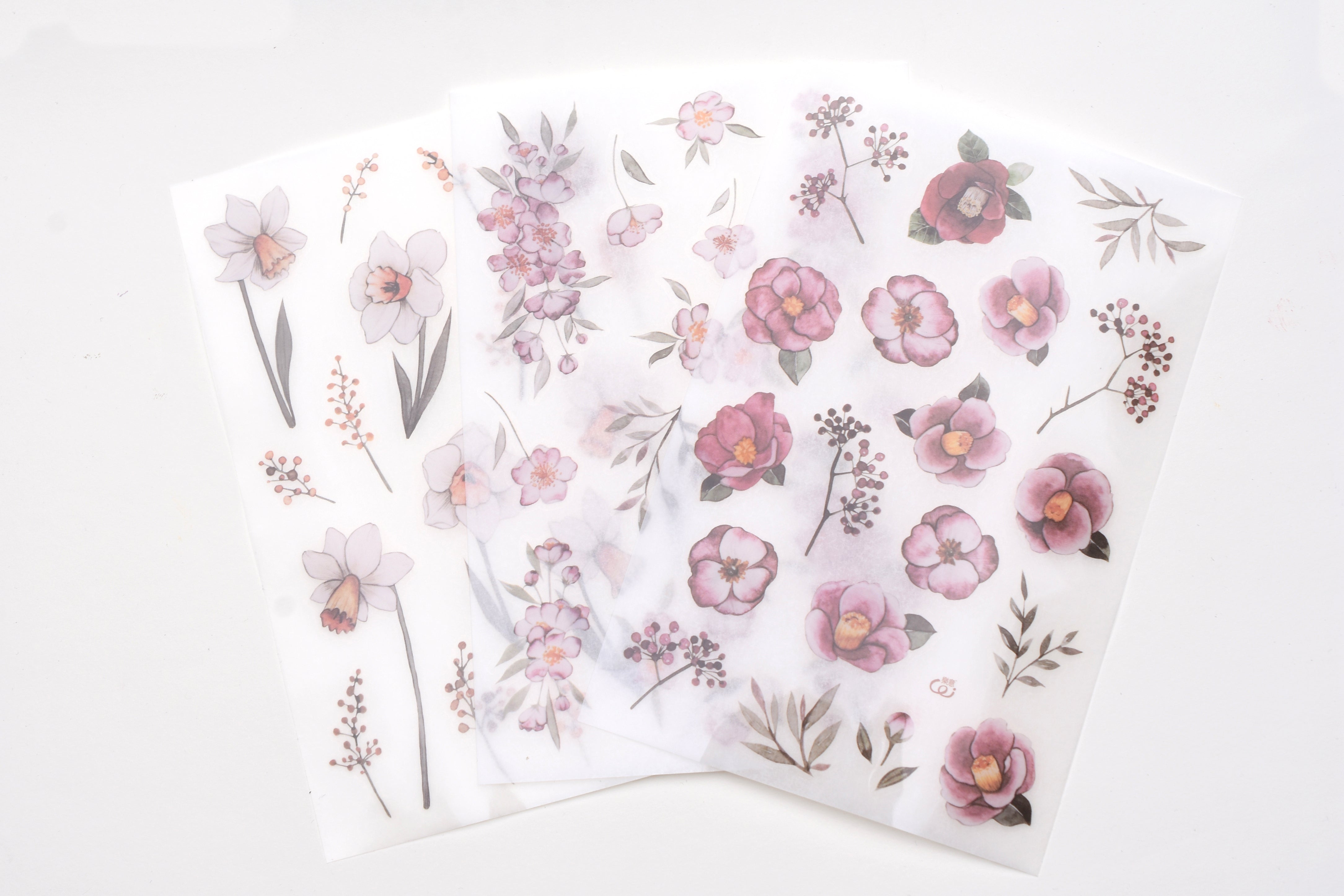 Loi Design Print On Sticker - Retro Flowers