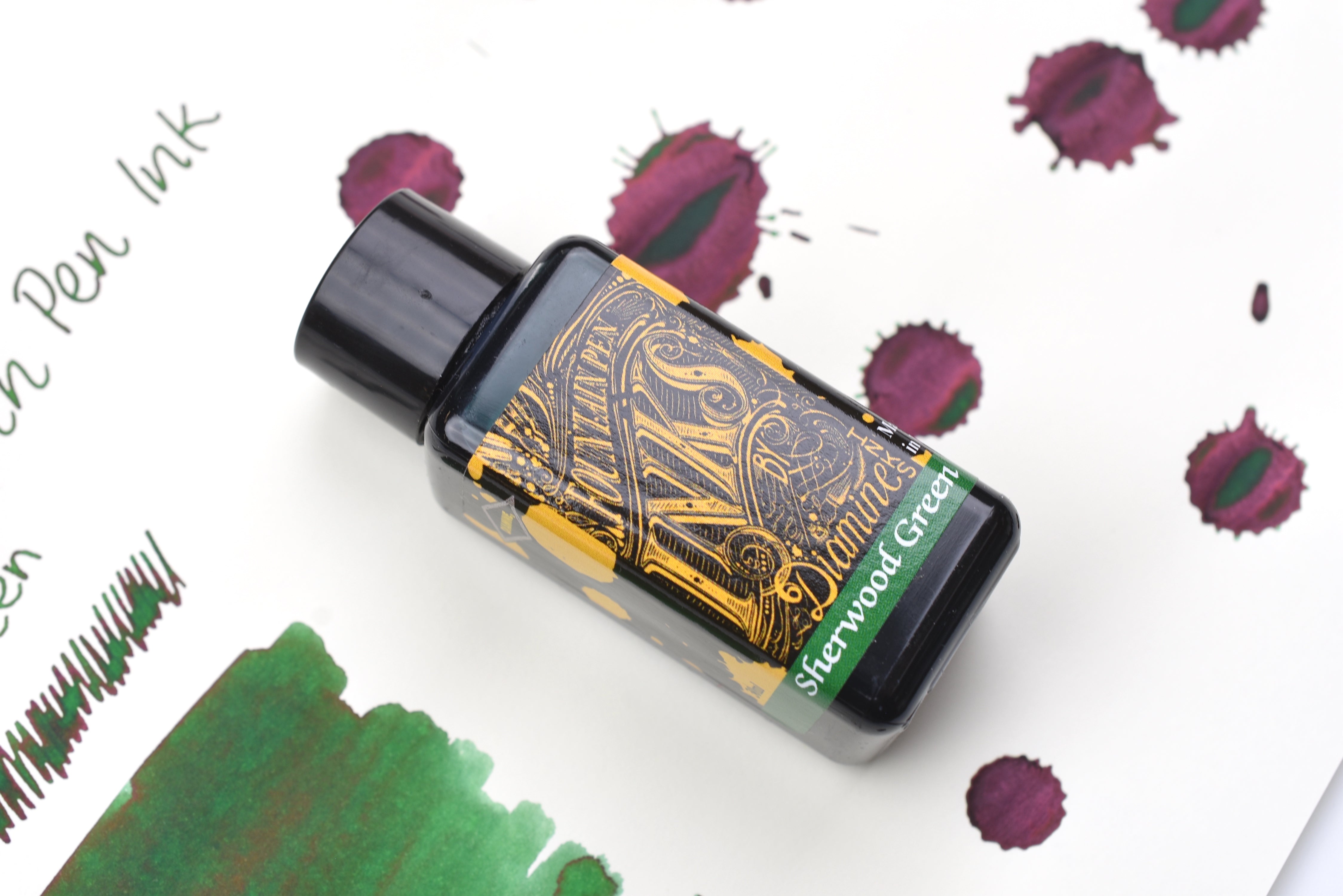 Diamine Fountain Pen Ink - Sherwood Green - 30mL