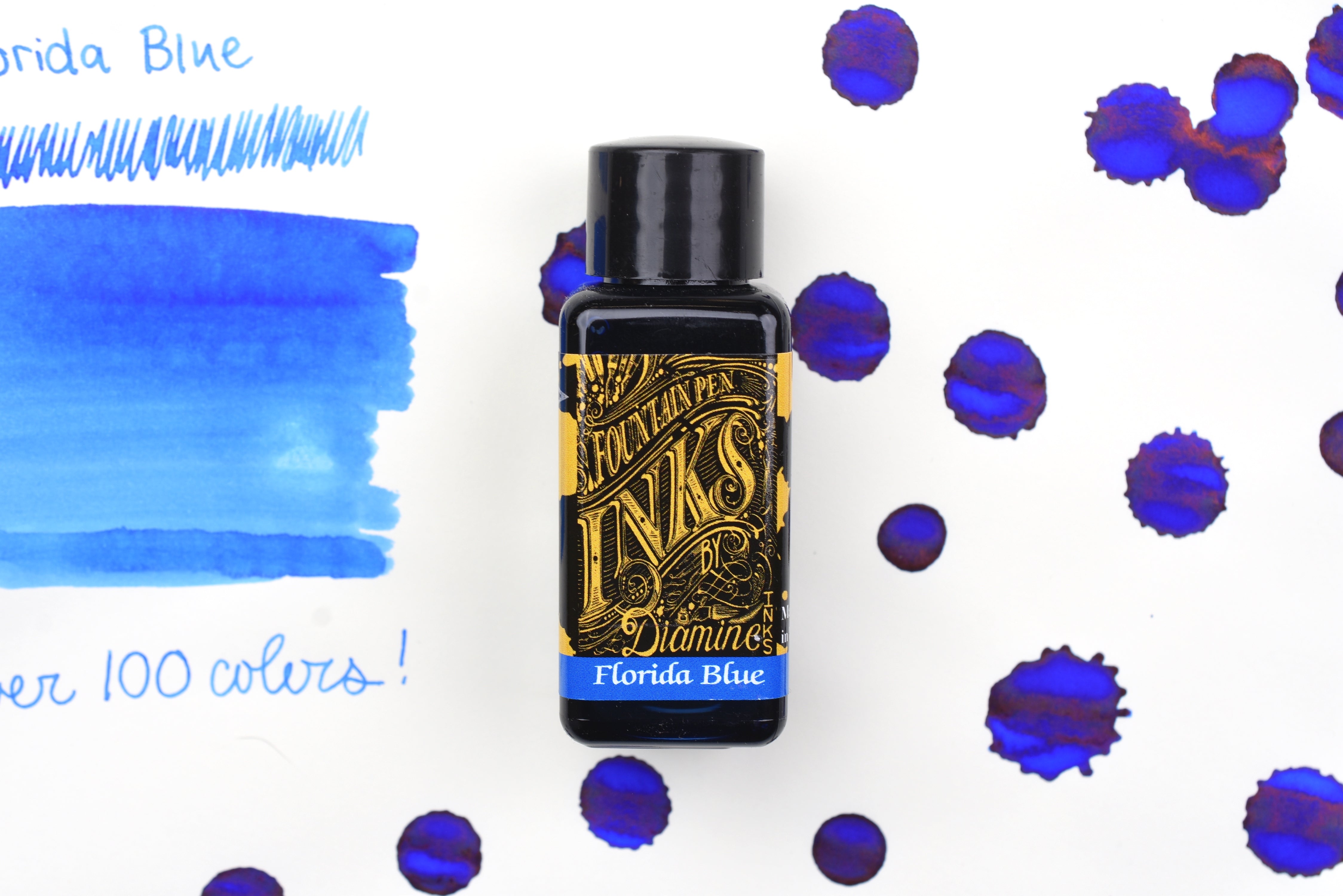 Diamine Fountain Pen Ink - Florida Blue - 30mL