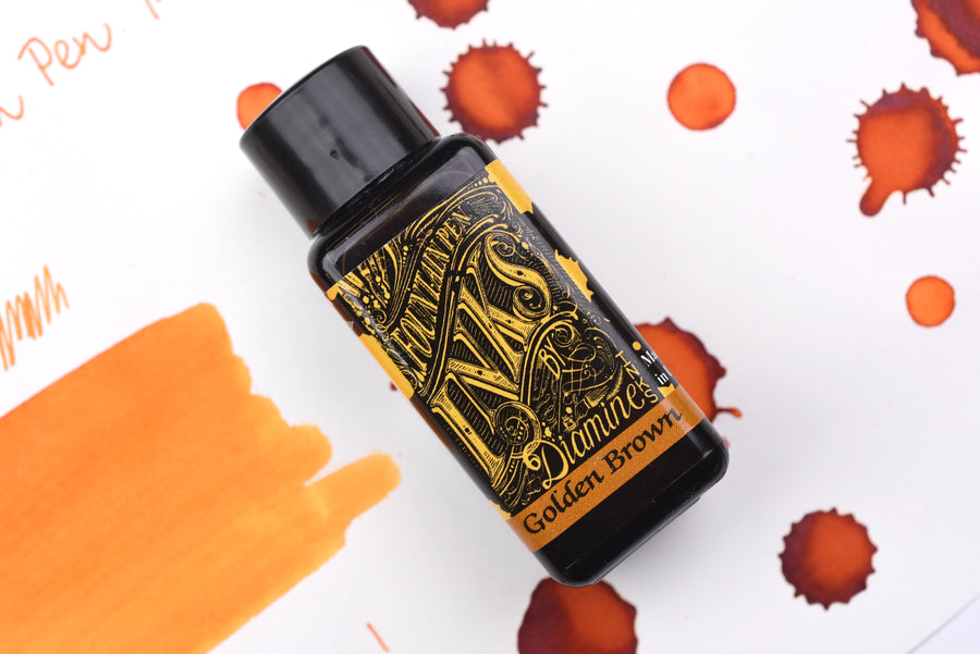 Diamine Fountain Pen Ink - Golden Brown - 30mL