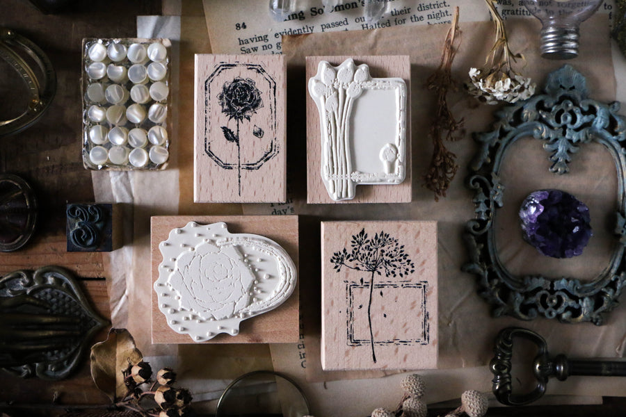 LCN Dried Flower Stamp Set F