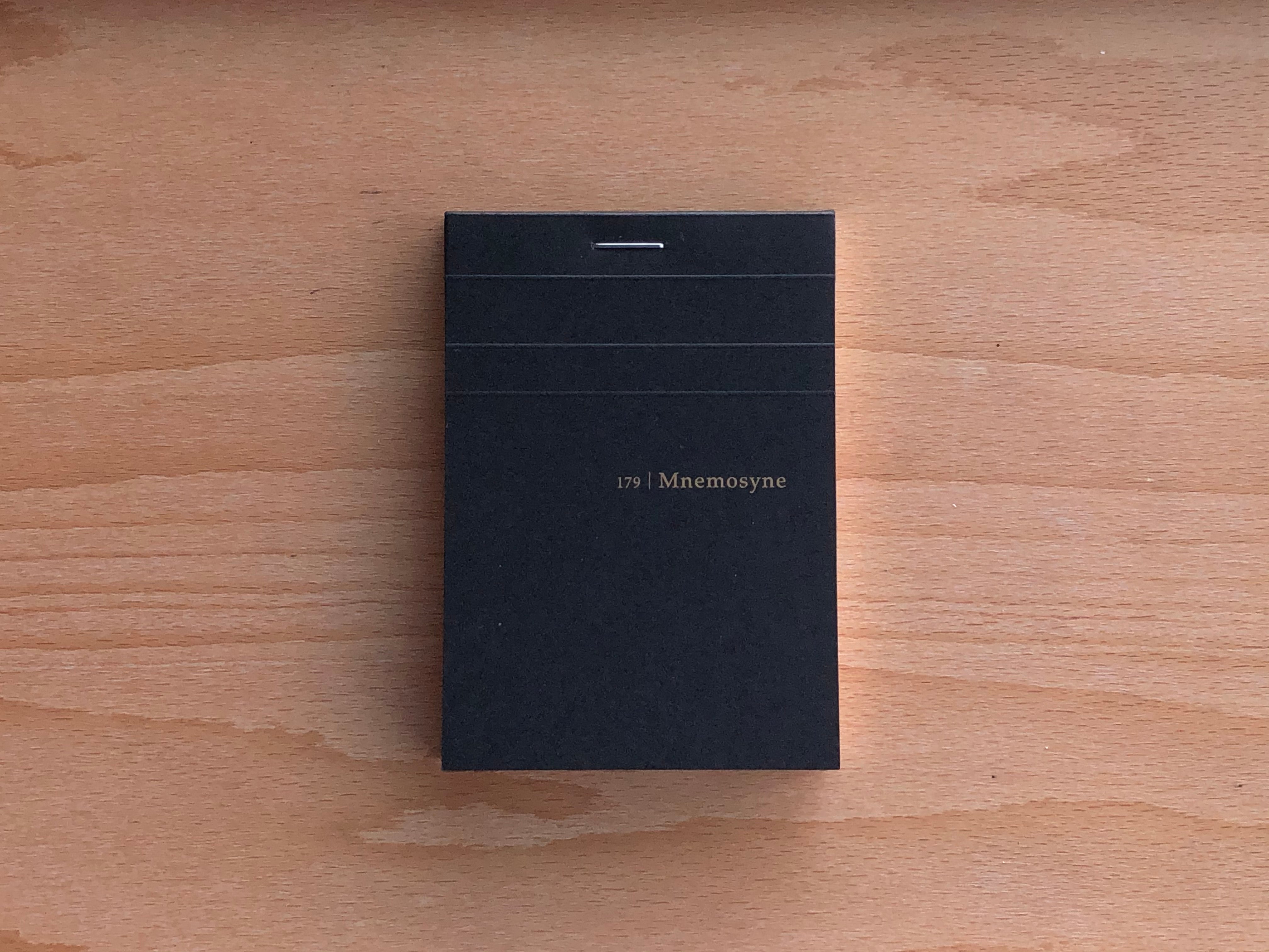 Mnemosyne Stitch Memo Pad - A7 - Grid