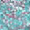 Turquoise Green + Metallic Red & Green
